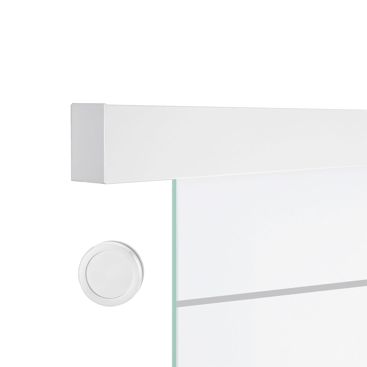 Novadoors Glasschiebetür-Set Ontario 93,5 x 205,8 cm Bild 4