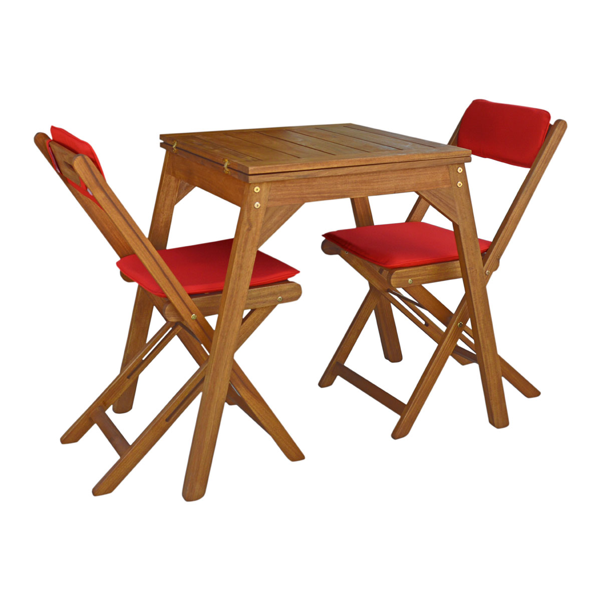 Haveson Balkonstuhl Rhodos 41,5 x 81 x 55 cm Eukalyptus Bild 2