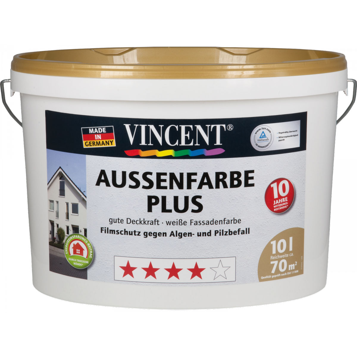 Vincent Außenfarbe Plus 10 L