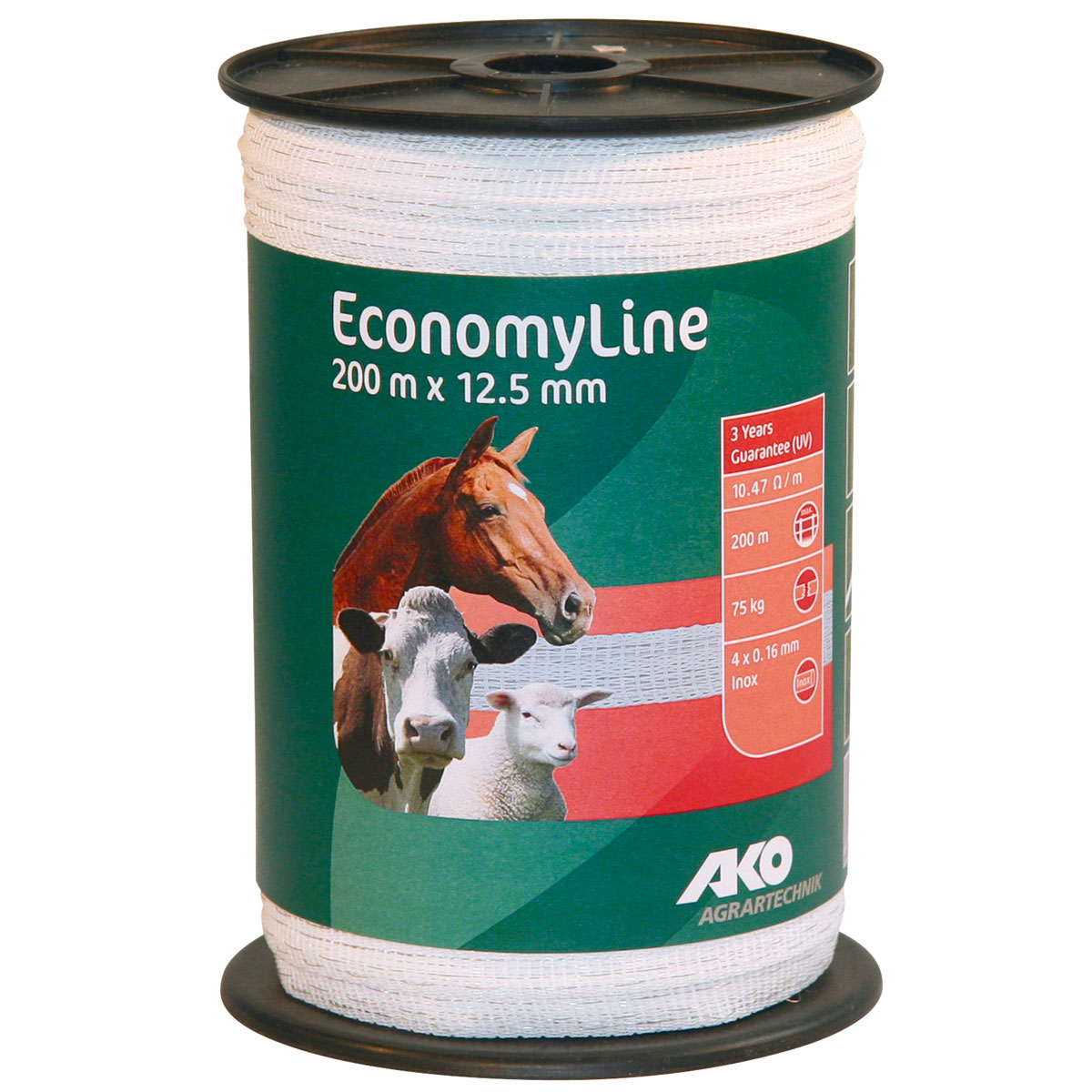 Weidezaunband EconomyLine 200 m 1,25 cm weiß Bild 7