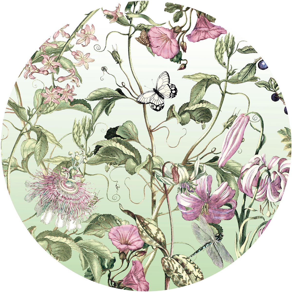 Komar  Selbstklebende Vlies Fototapete rund Louloudi Durchmesser 125 cm Bild 2