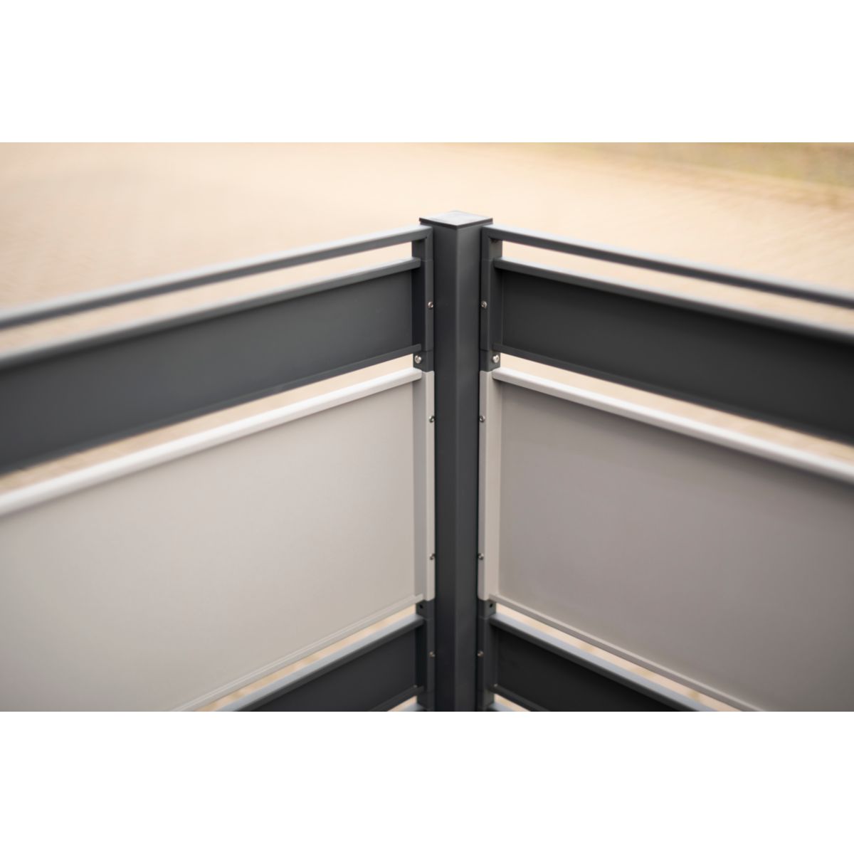 Westmann Mülltonnenverkleidung Planum 4x 240 L 1er Box 90x330x120 cm Bild 6