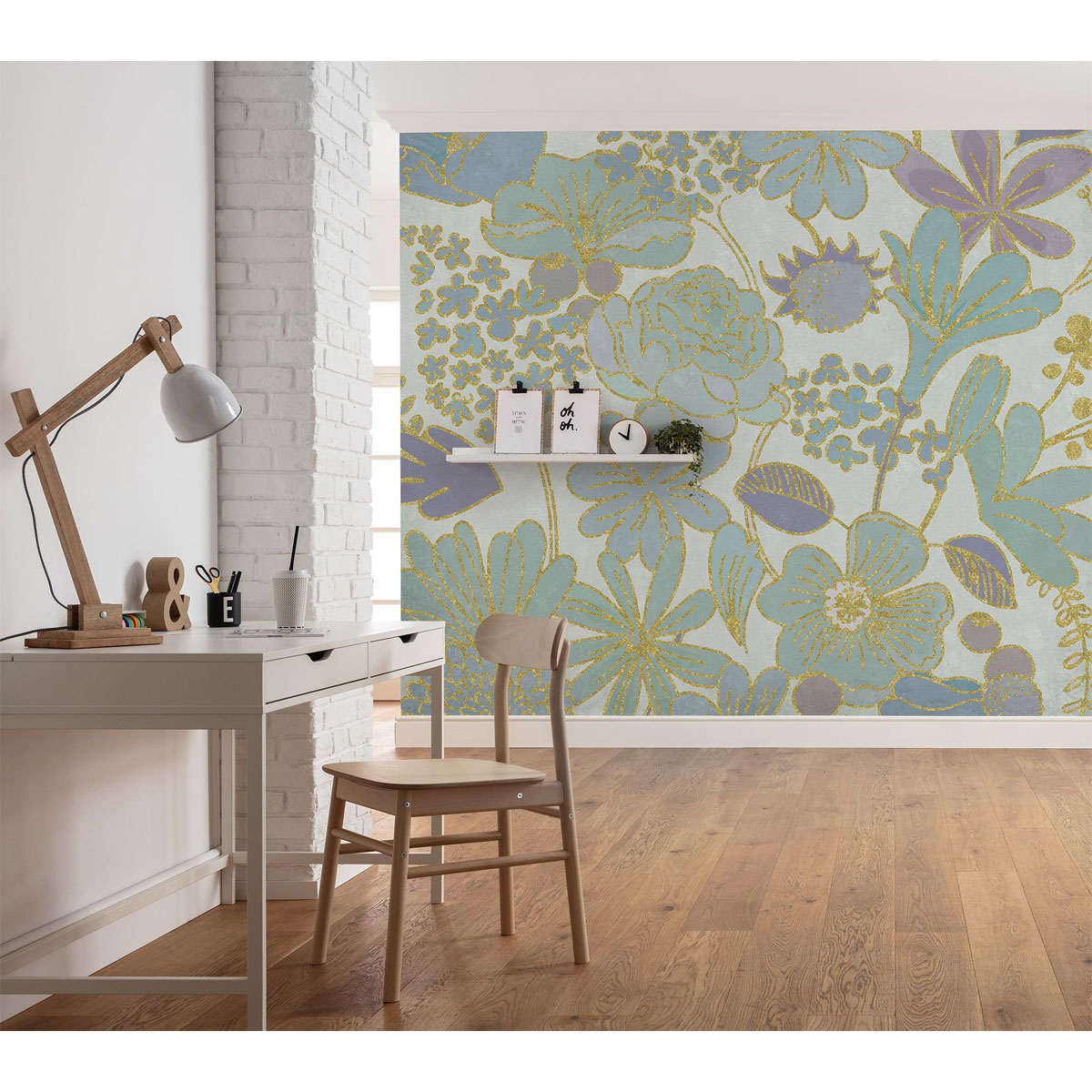 Komar  Vlies Fototapete Groovy Bloom 300x250 cm