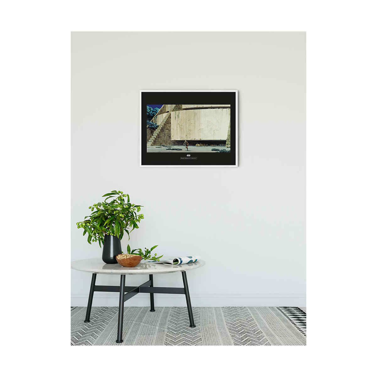 Komar  Wandbild Star Wars Classic Yavin Temple 50x40 cm
