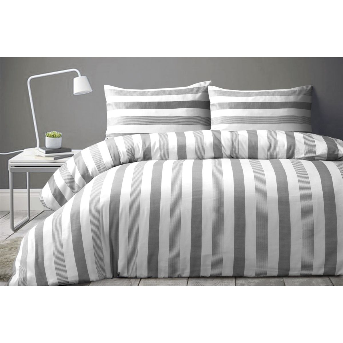 Bettwäsche Pina 125-GB Grau 200cm x 200cm Bild 3