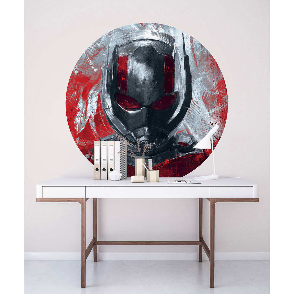 Komar  Selbstklebende Vlies Fototapete rund Avengers Painting Ant-Man Durchmesser 125 cm