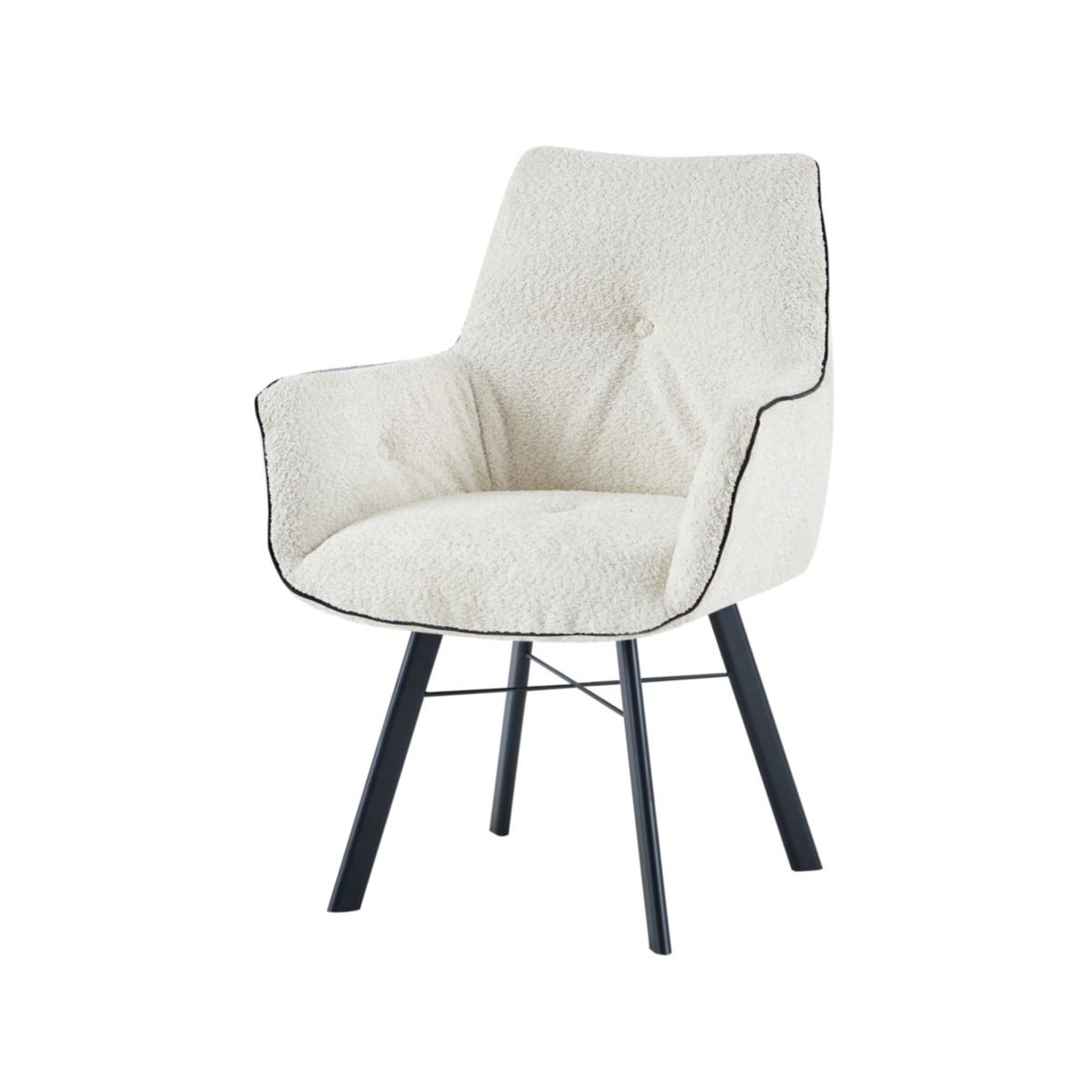 Stuhl Armlehnstuhl Allie 125 creme