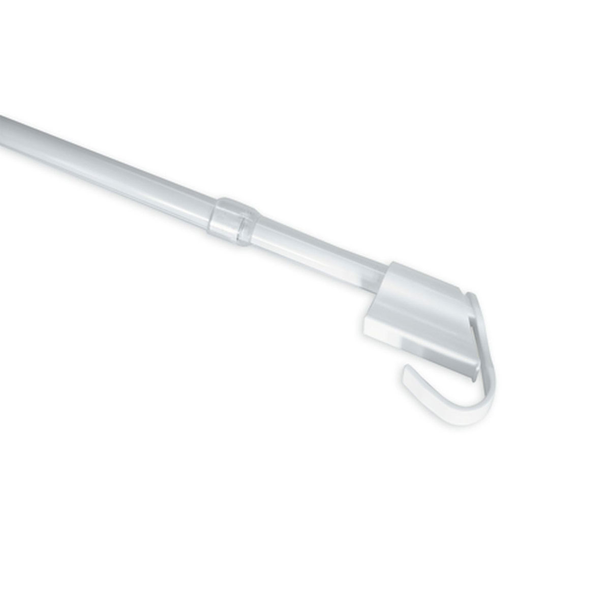 Gardinia Klemmvitrage 45-75 cm Durchmesser 10/12 mm weiß