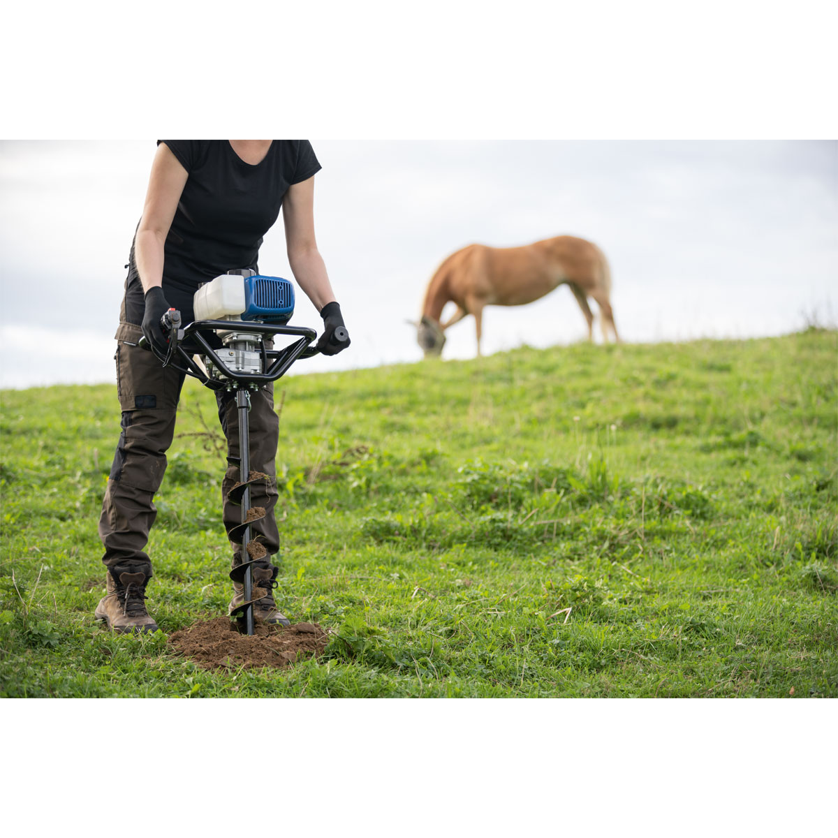 Scheppach Erdbohrer EB2000 inklusive 3 Bohrer Bild 3
