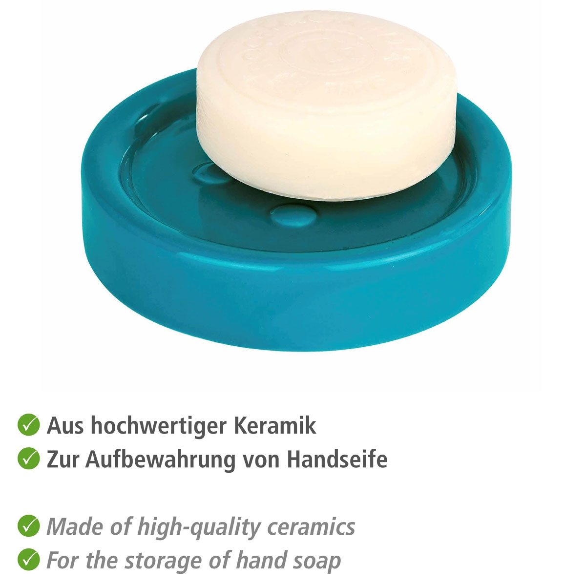 Wenko Seifenablage Polaris petrol Bild 2