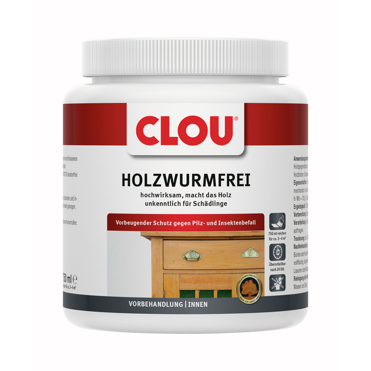 Clou Holzwurm frei 750ml