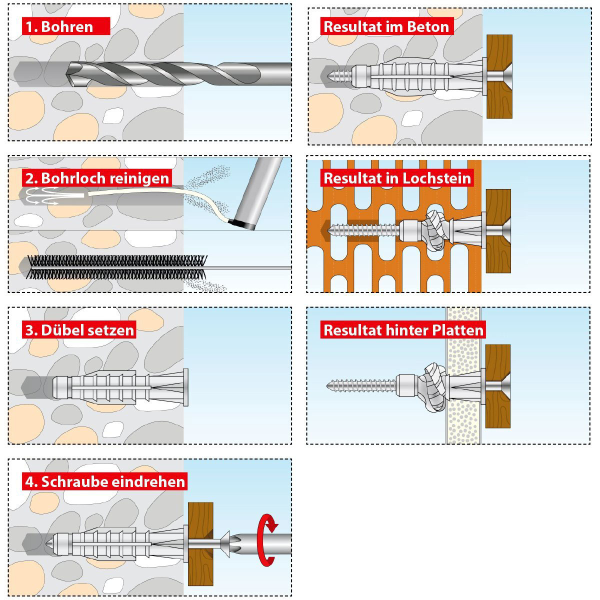TOX Hakendübel Pirat Longbird-S 2 Stück Bild 3