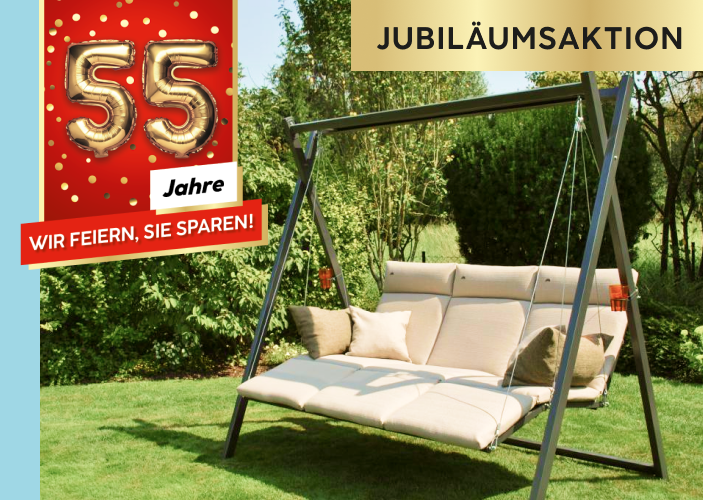 Hollywoodschaukel im Garten