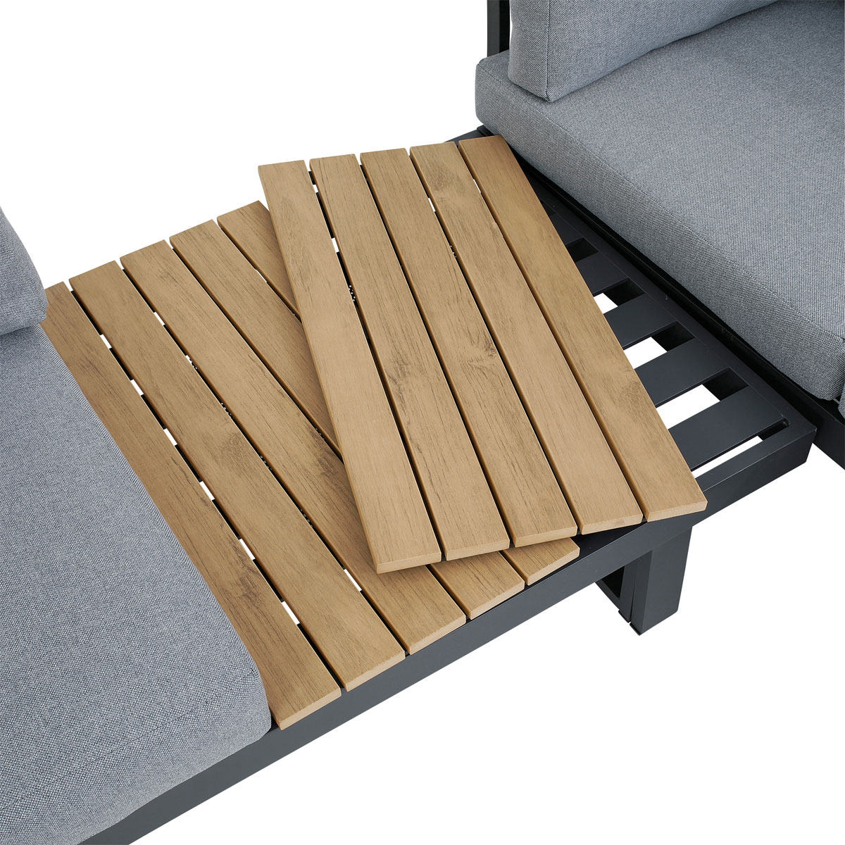 Greemotion Testrut Lounge-Set "San Jose", grau, inkl. Kissen Bild 7