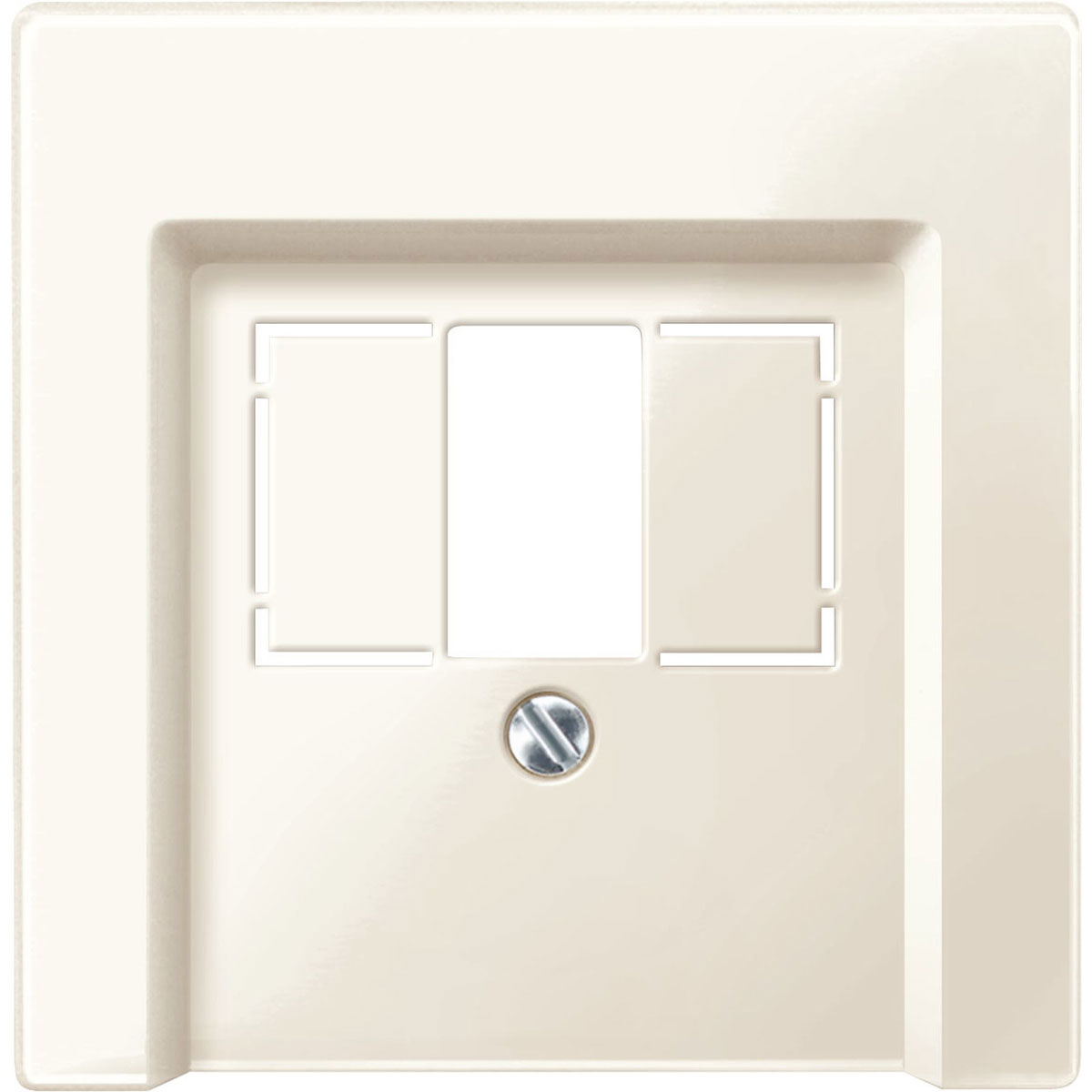 Merten TAE-Abdeckung System M weiß glänzend