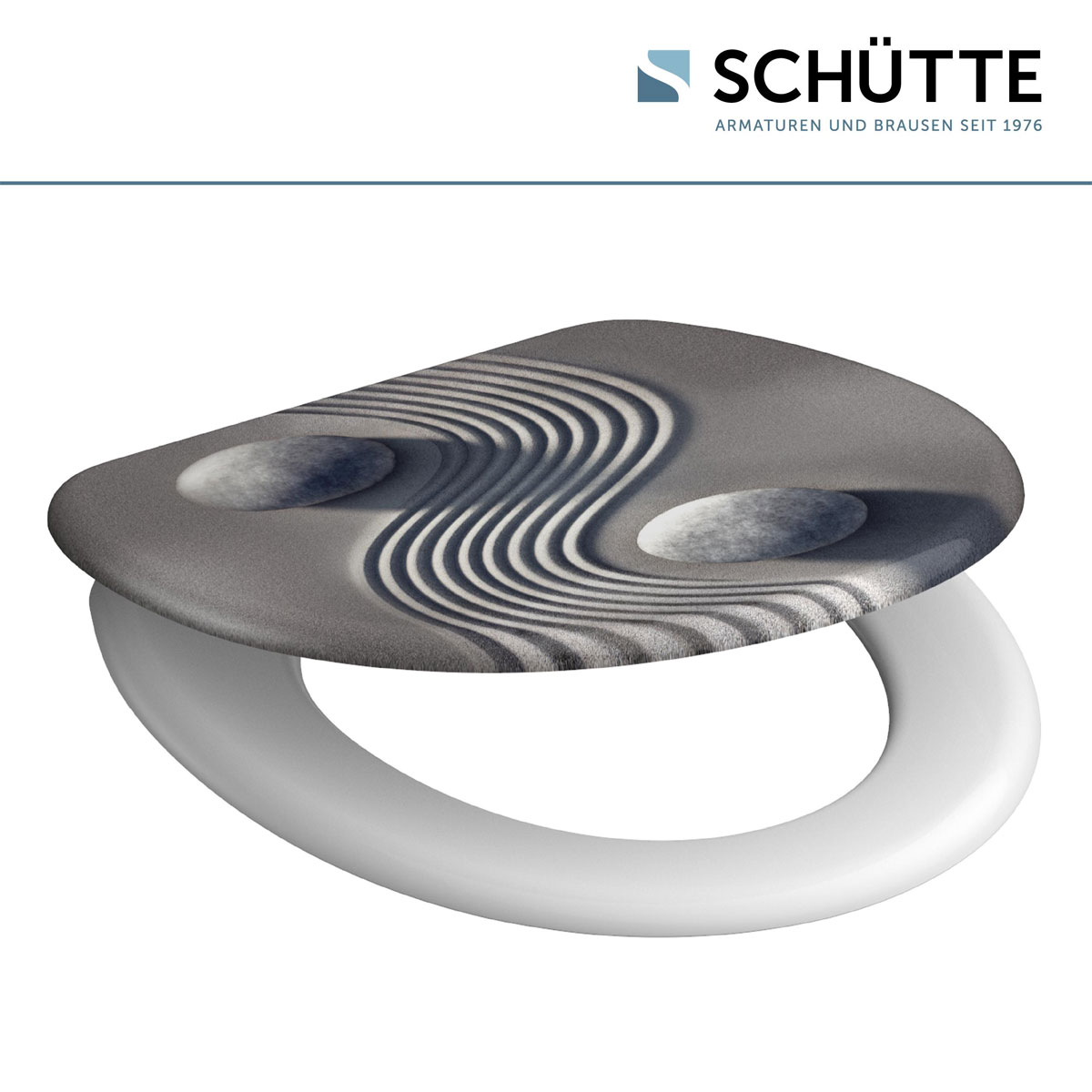 Schütte Duroplast WC-Sitz YING und YANG mit Absenkautomatik Bild 2