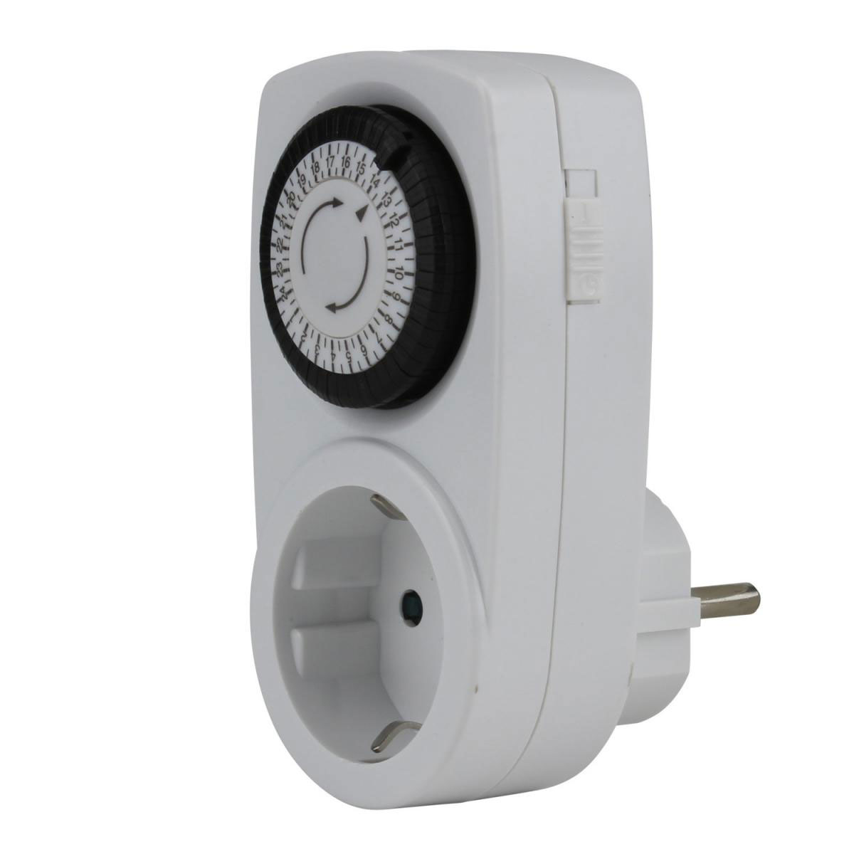 Tageszeitschaltuhr Mini analog für Innenbereich