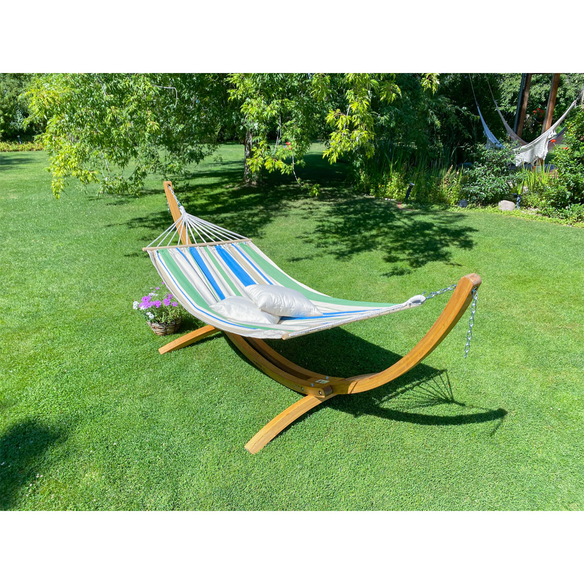 La Siesta CHILLOUNGE Green Bay Einzel-Stabhängematte Lärche