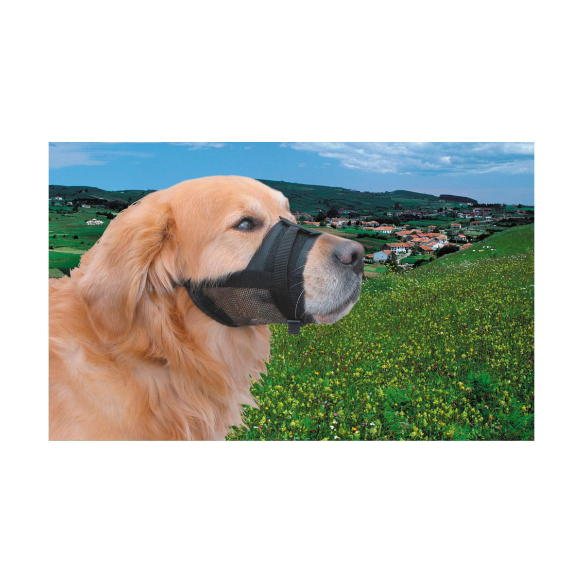 Maulkorb verstellbar schwarz Größe 0