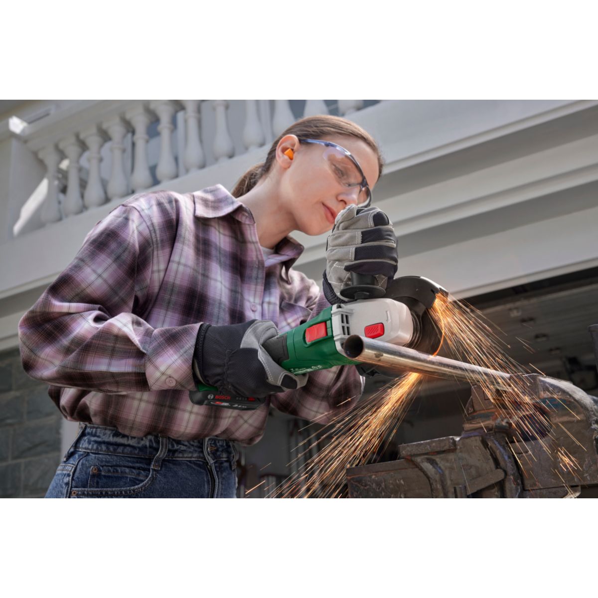 Bosch Akku-Winkelschleifer PWS18V-70 solo Bild 5