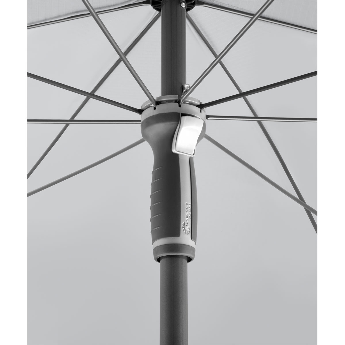 Schneider Schirme Sonnenschirm Aquila Durchmesser 250 cm silbergrau Bild 5