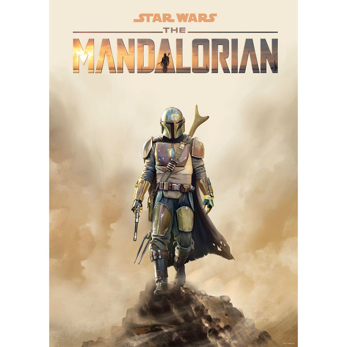 Komar  Wandbild Mandalorian Movie Poster 50x70 cm Bild 1