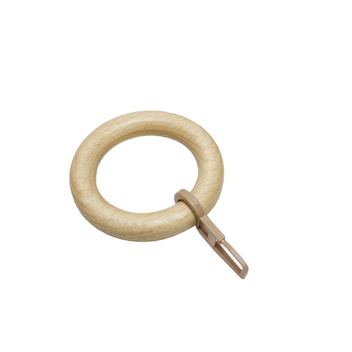 Gardinia Gardinenringe für Durchmesser 28 mm Natur