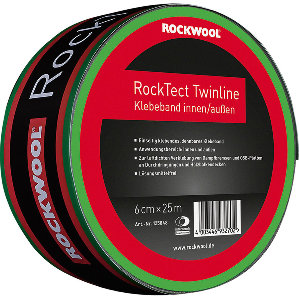Rockwool Folienklebeband „RockTect Twinline“, 25000x60 mm