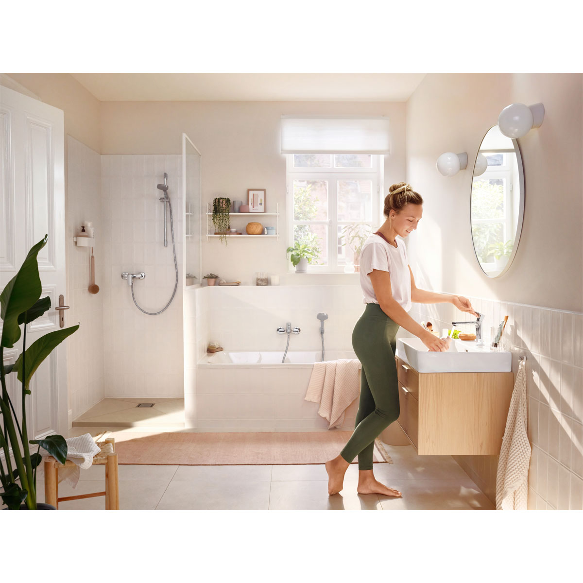 Hansgrohe Einhebel-Wannenmischer Rebris S Aufputz chrom Bild 4