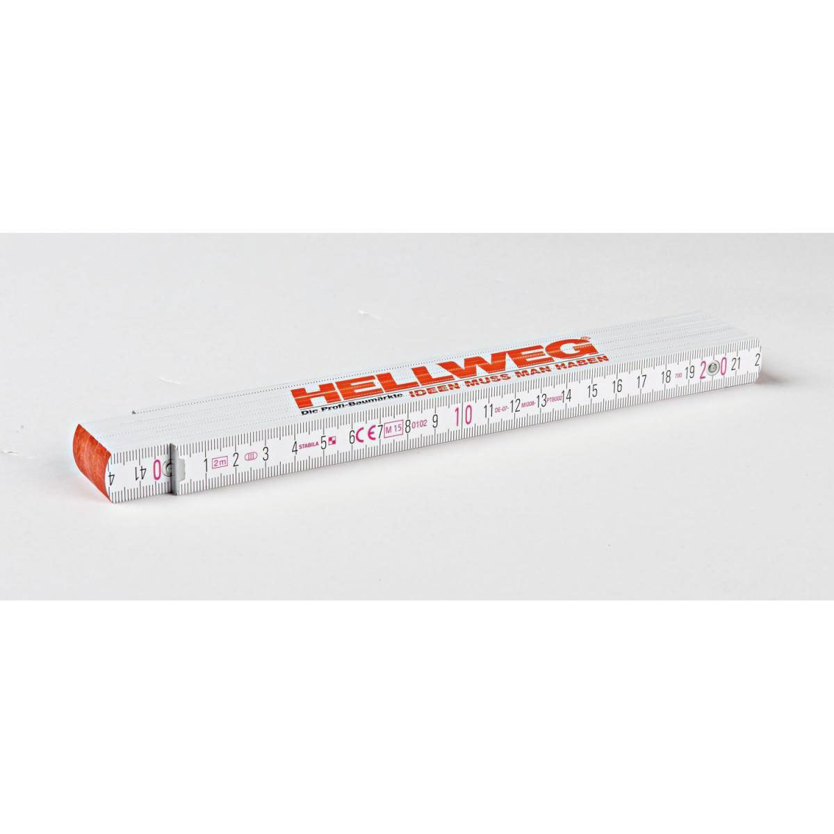 Holzgliedermaßstab Hellweg 2 m Bild 3