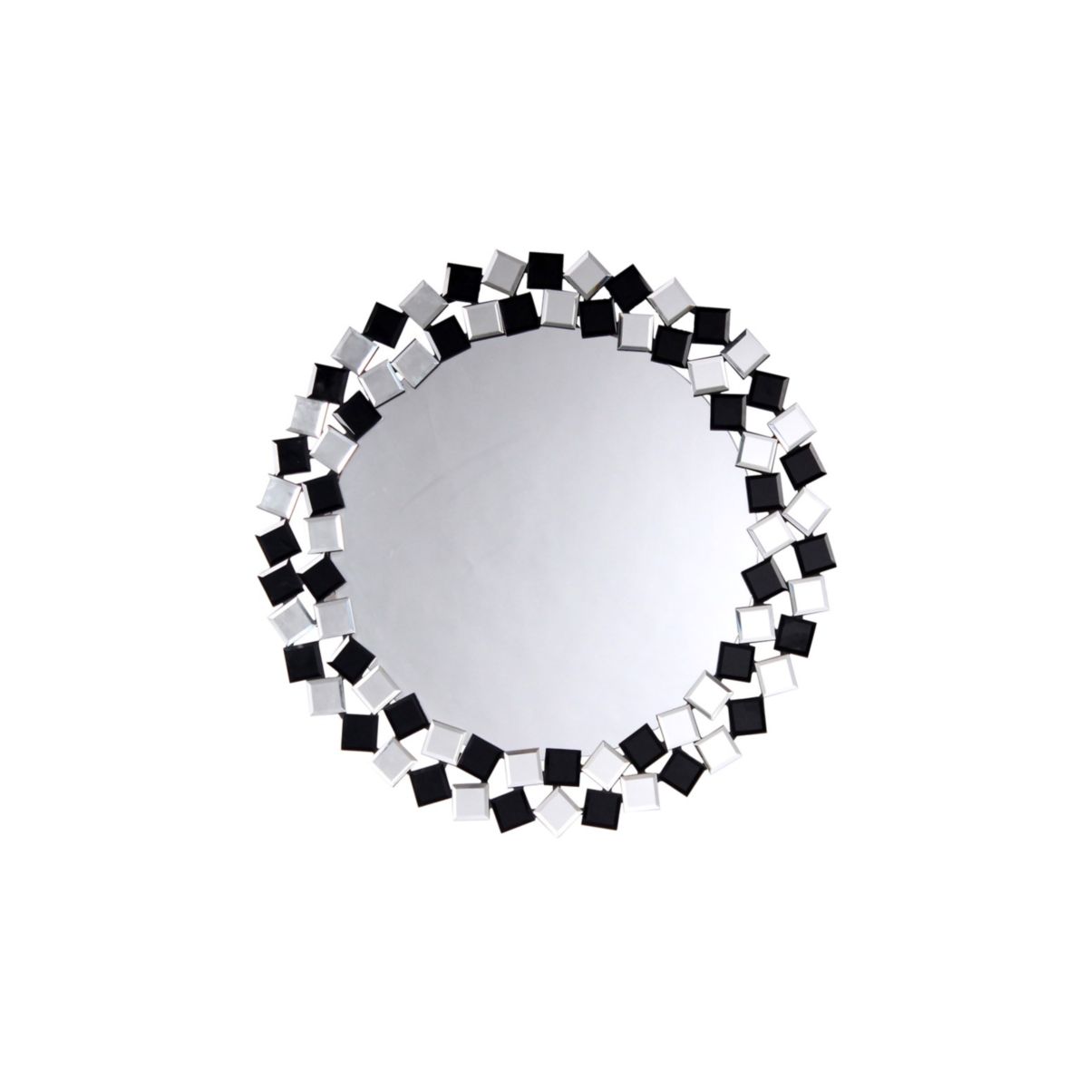 Wandspiegel Mosaic 1825 silber schwarz