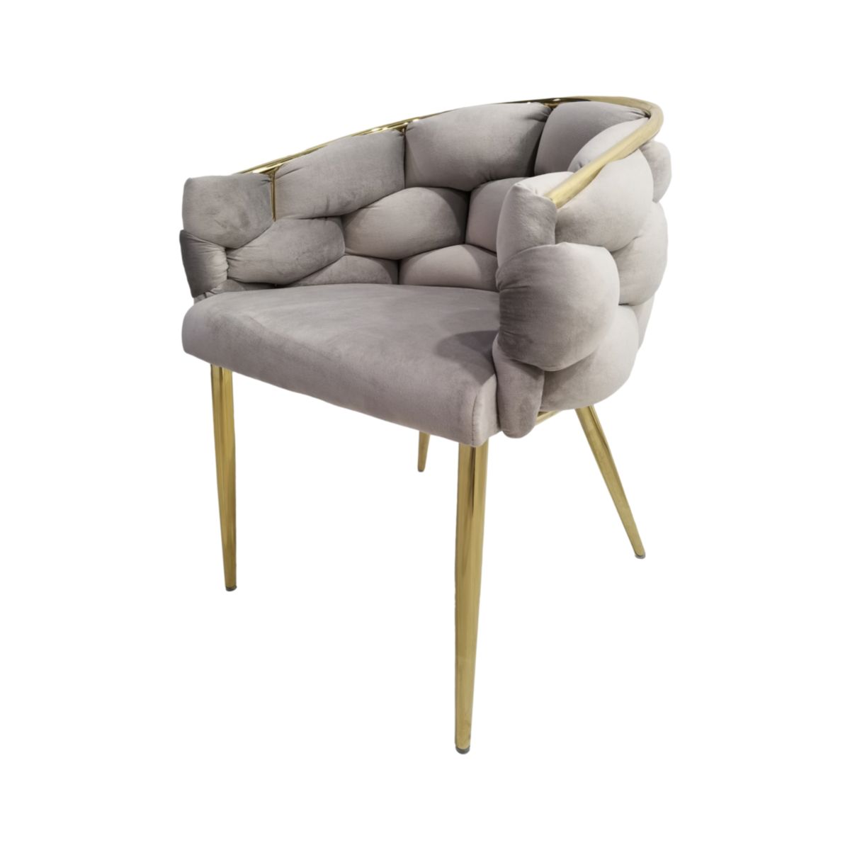 Stuhl Grace 125 2er-Set Braun gold