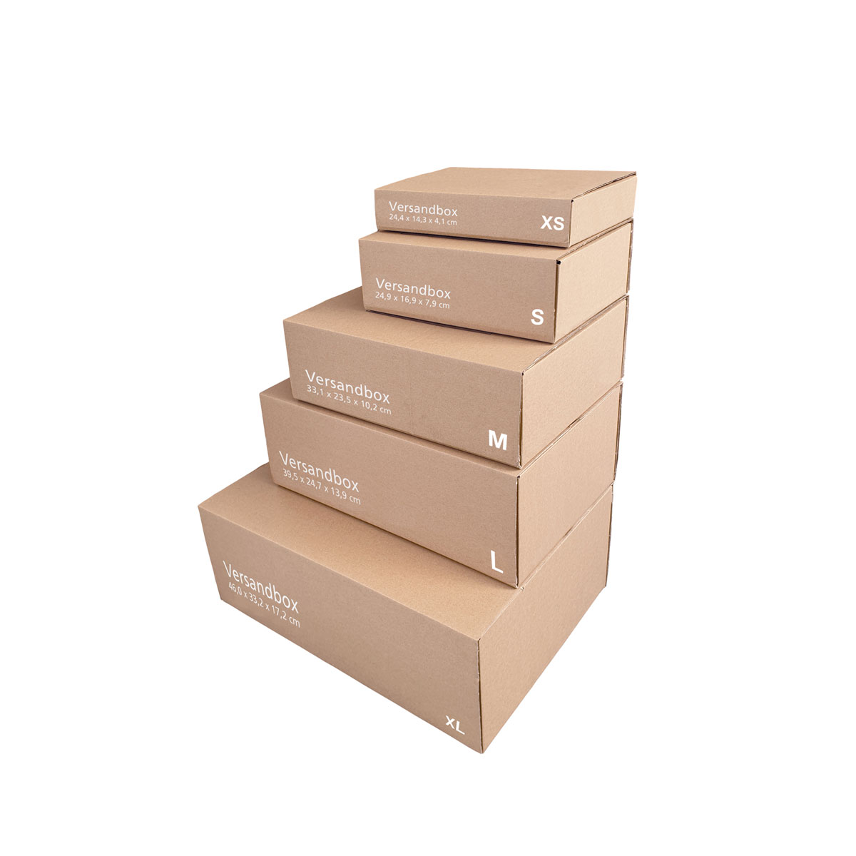 Versandbox L 395 x 247 x 139 mm weiß Bild 2