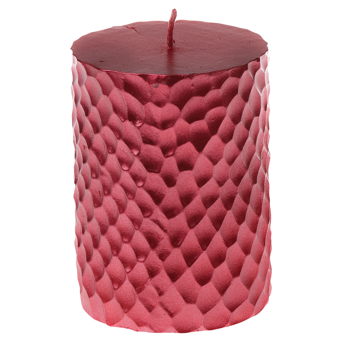 Stumpenkerze Milano 100 mm rubin
