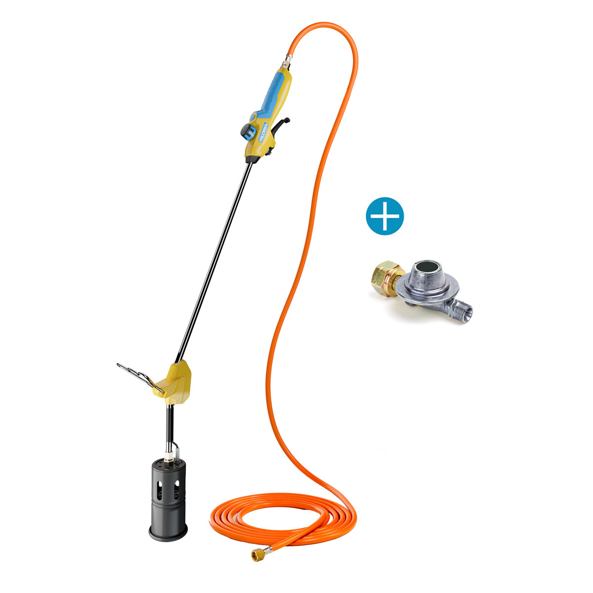 Gloria Unkrautbrenner Thermoflamm Bio Professional E+ Turbo Set inkl Druckminderer Bild 1
