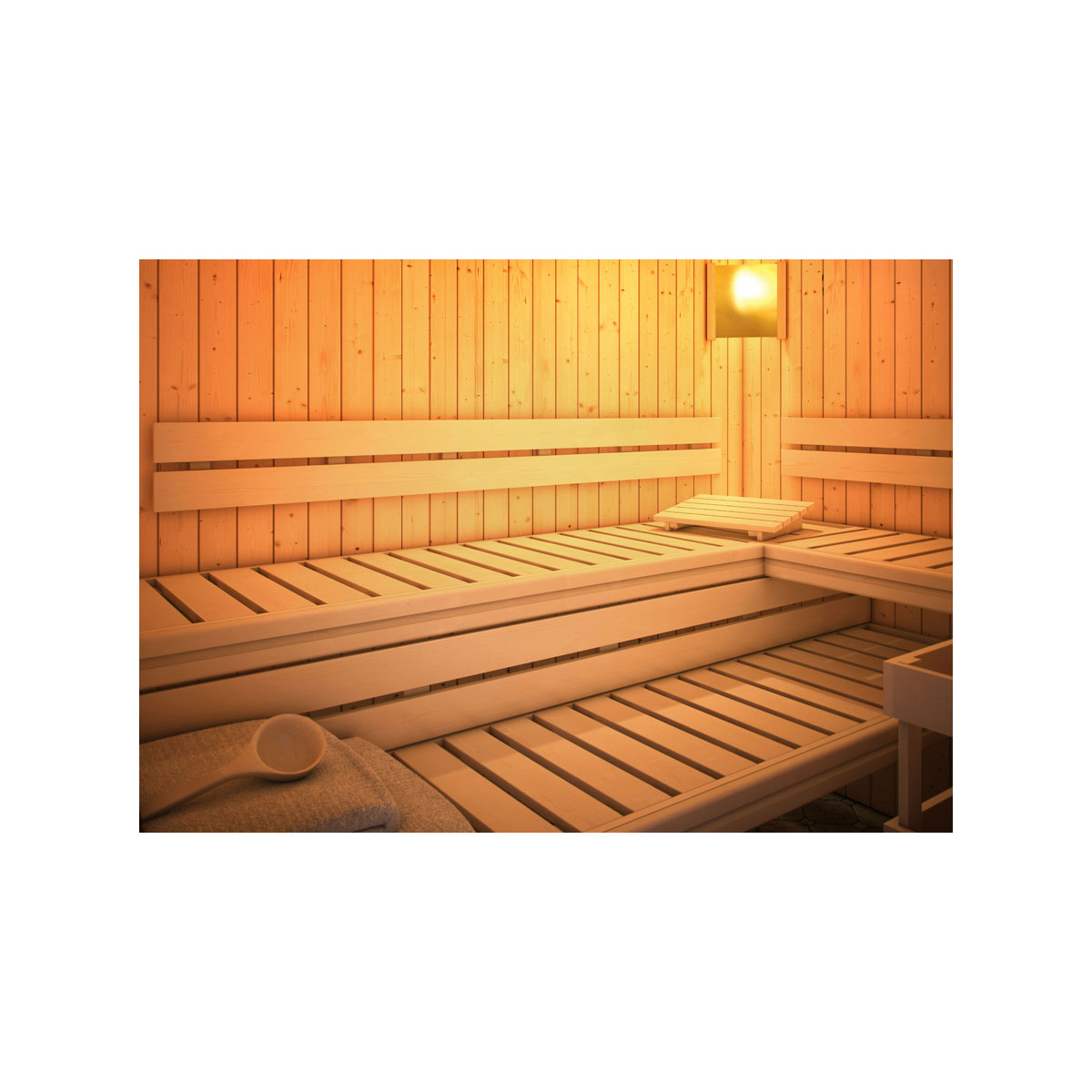 Karibu Rückenlehnen- und Bankblendenset 215 x 20 x 4 cm