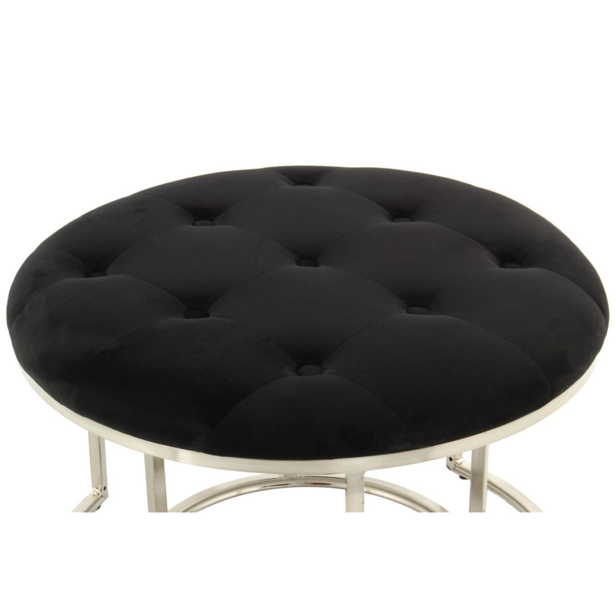 Hocker Becky 825 2er-Set schwarz silber Bild 5