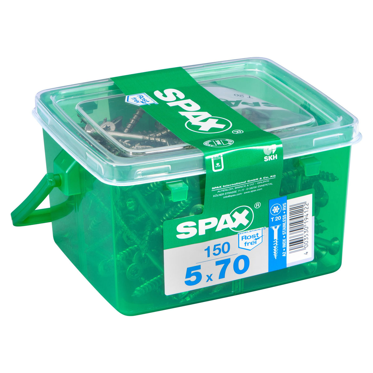 Spax Edelstahlschrauben Senkkopf 5x HKB 150 Stück Bild 2