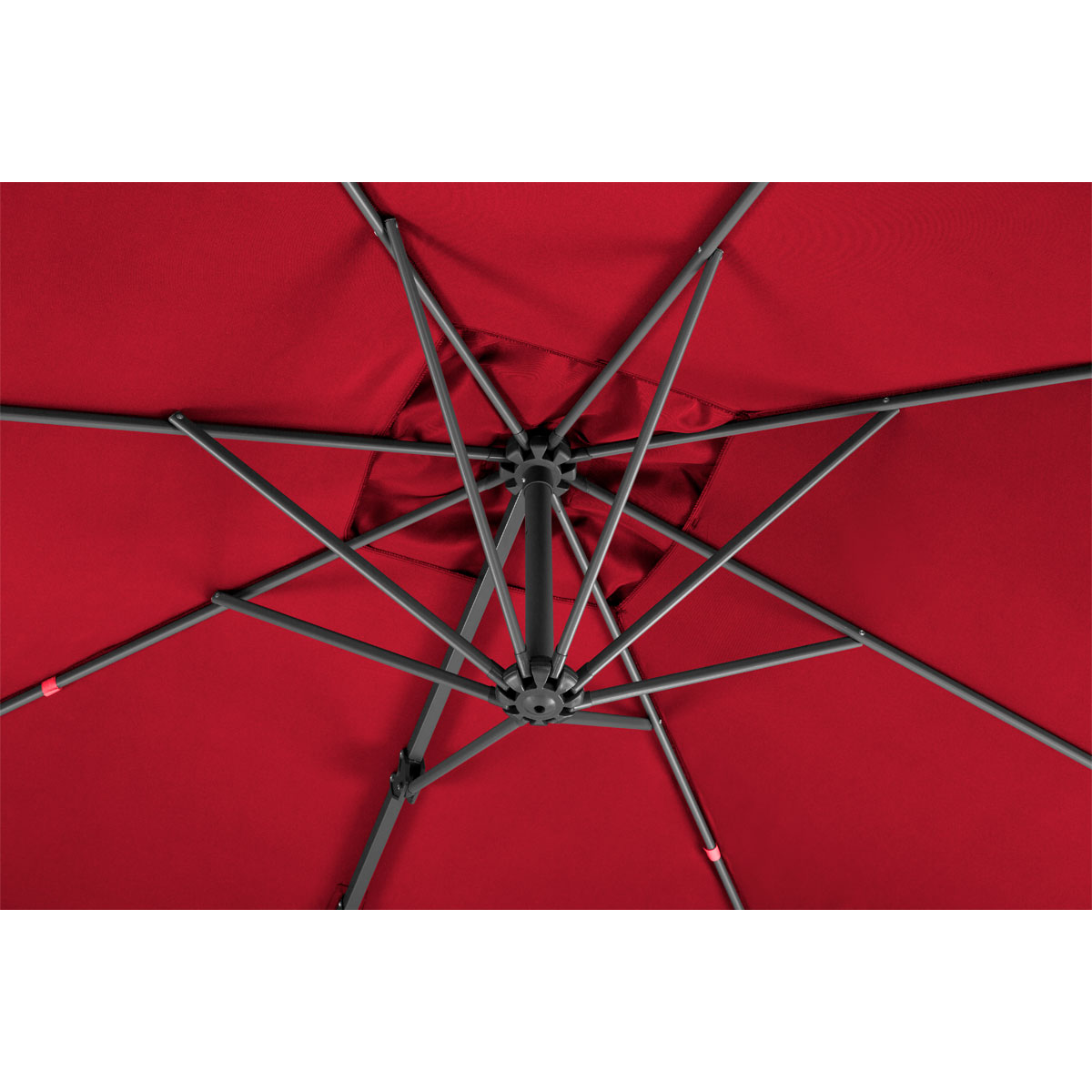 Schneider Schirme Ampelschirm Rhodos Junior 270 x 270 rot Bild 5
