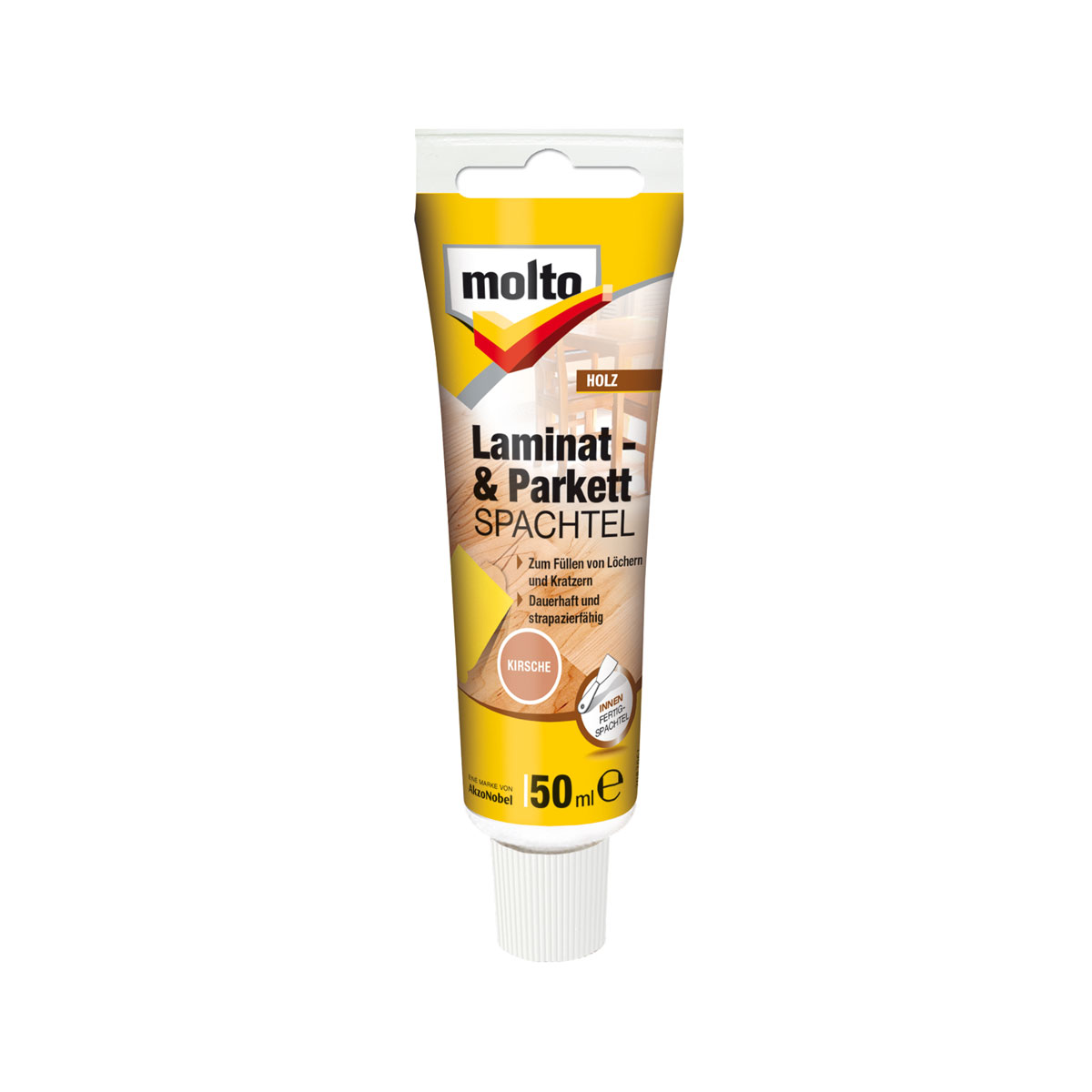 Molto Laminat- und Parkettspachtel kirsche 50 ml