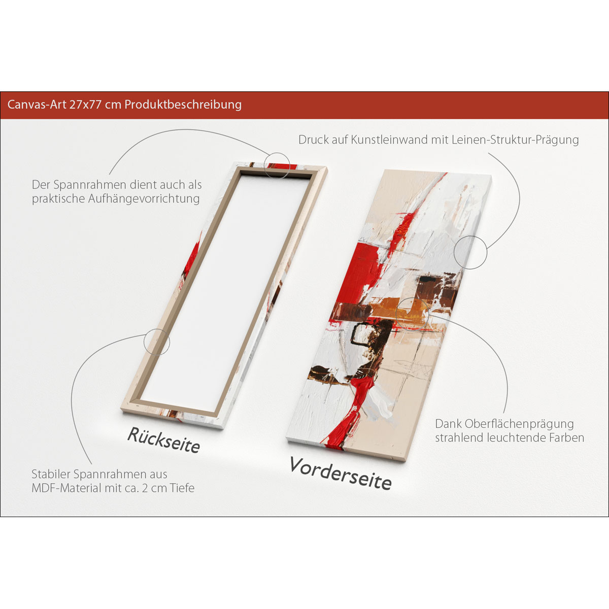 Canvas-Art TS062 L5 30 x 80 Bild 3