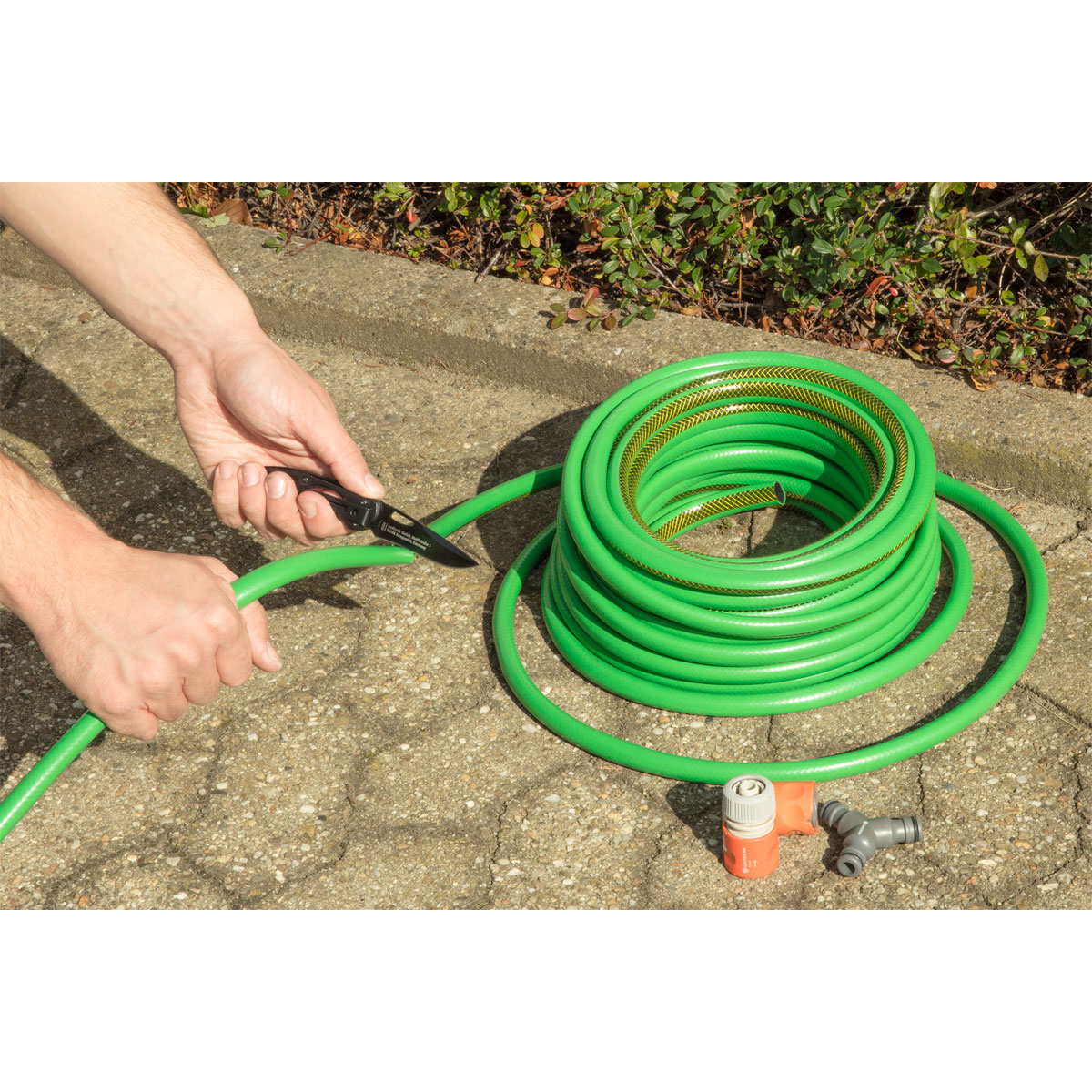 Wolfcraft  Freizeitmesser mit klappbarer glatter Klinge Bild 4