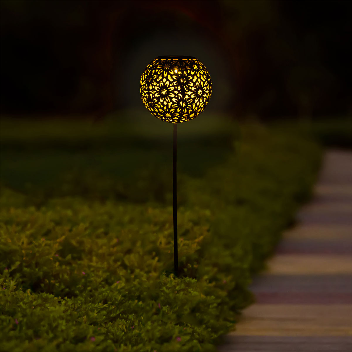 Flector Garten LED Solarspiess beige Bild 4