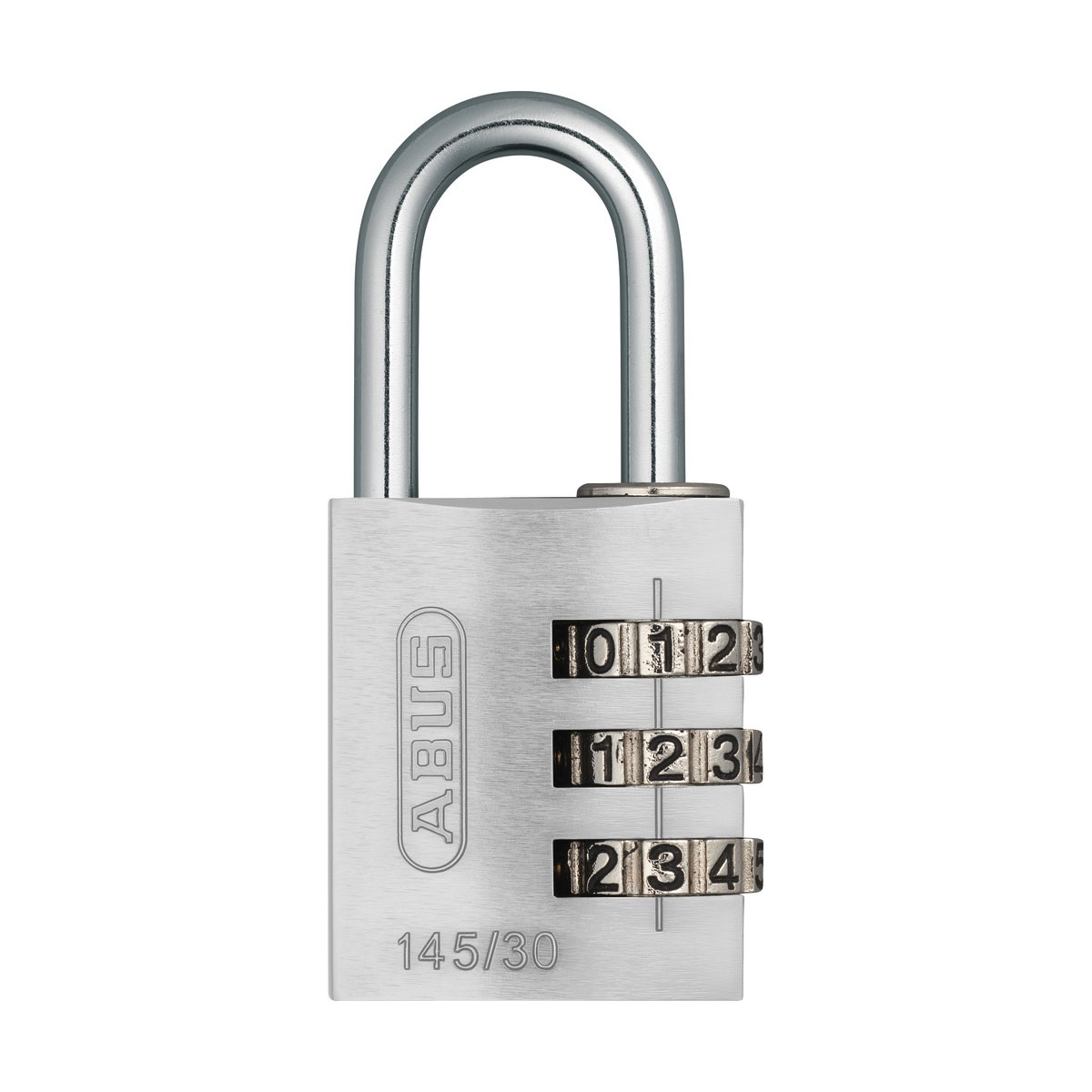 Abus Zahlenschloss 145/30 Aluminium silber Bild 1