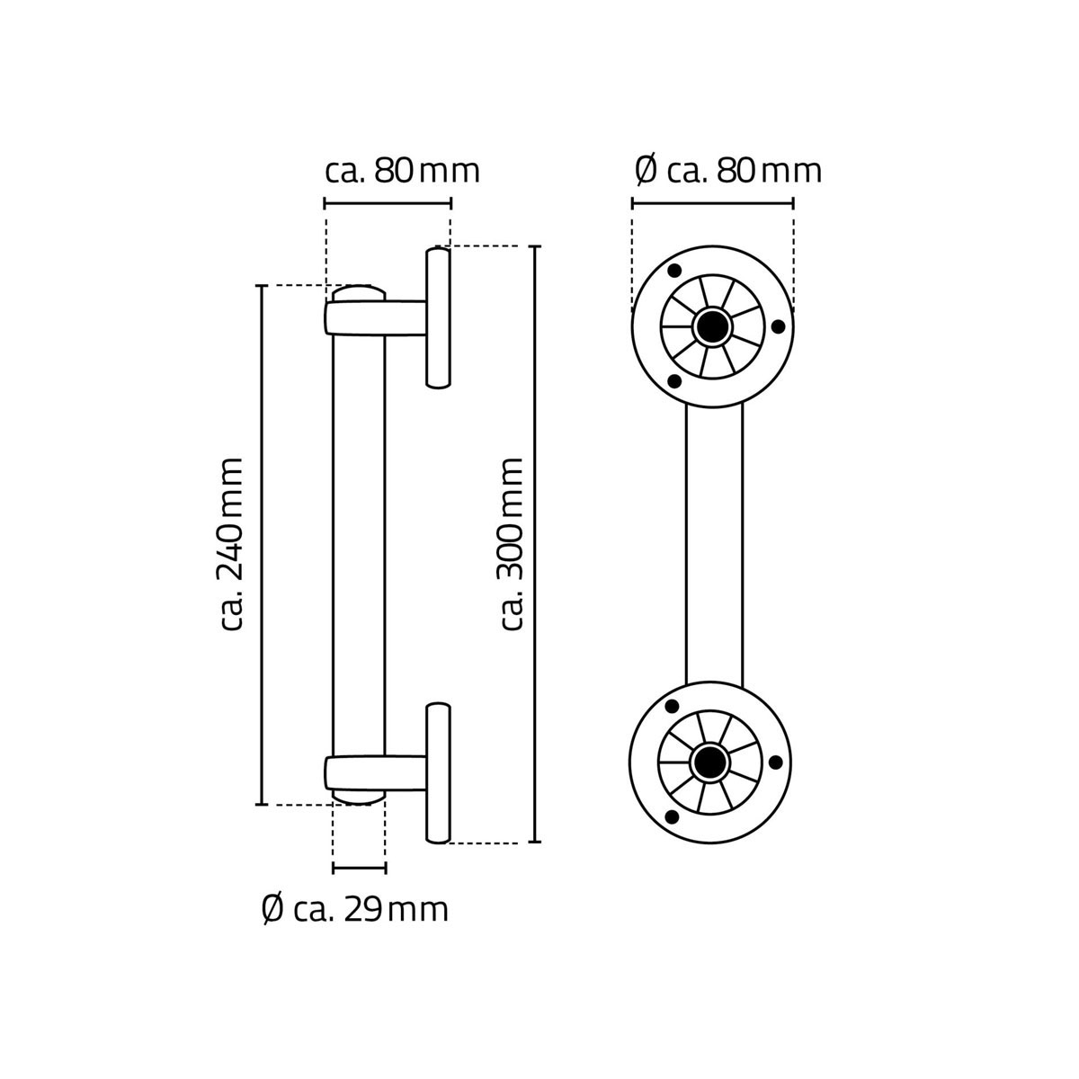 Ridder  Haltegriff Pro S chrom Bild 4