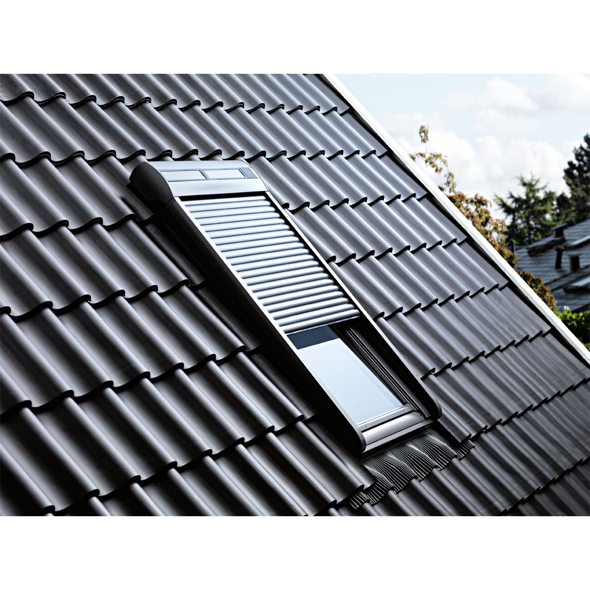 Velux Solar-Rollladen SSL CK04 0000S Aluminium Dunkelgrau Bild 5