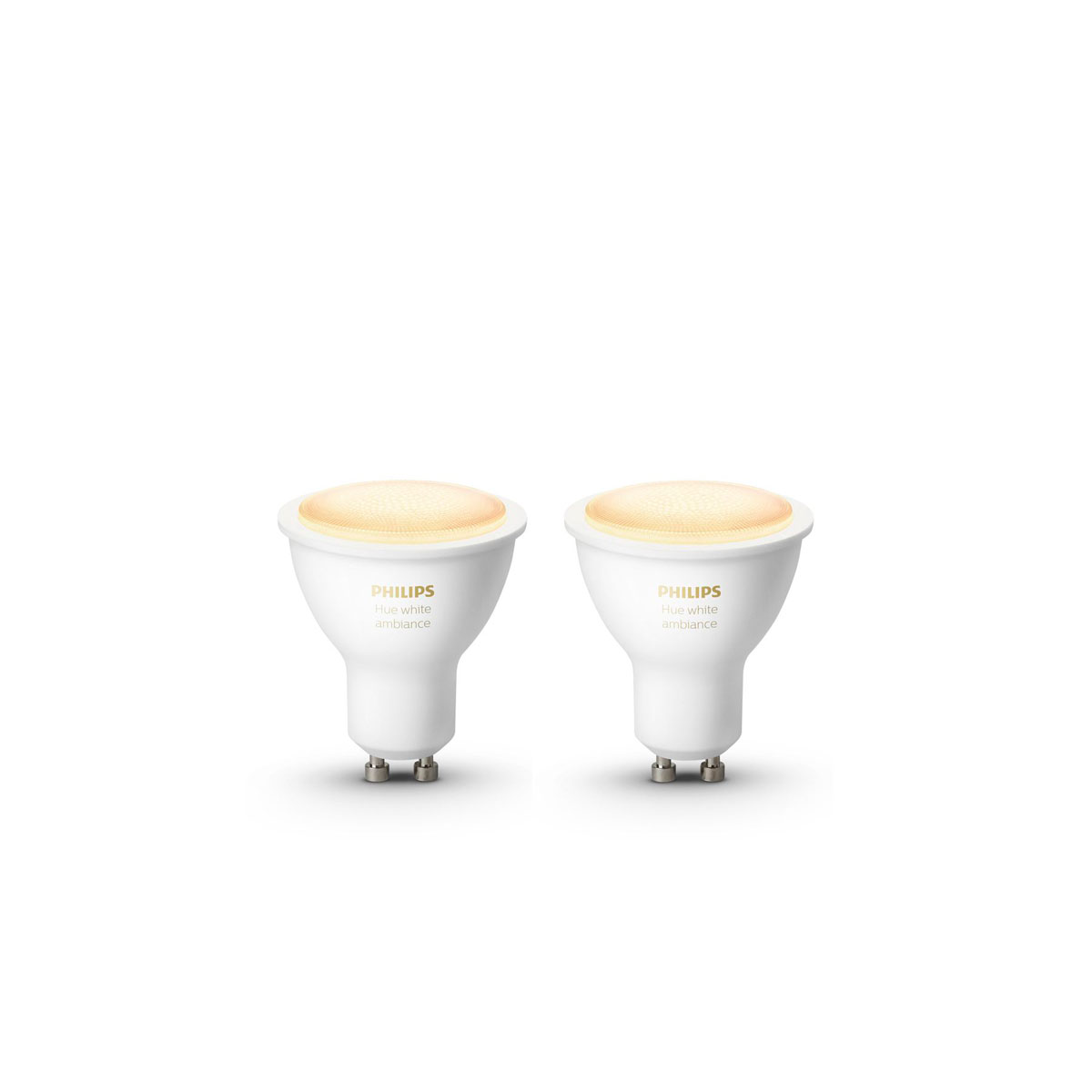 Philips Hue LED-Reflektor White Ambiance 2er-Set GU10 5W