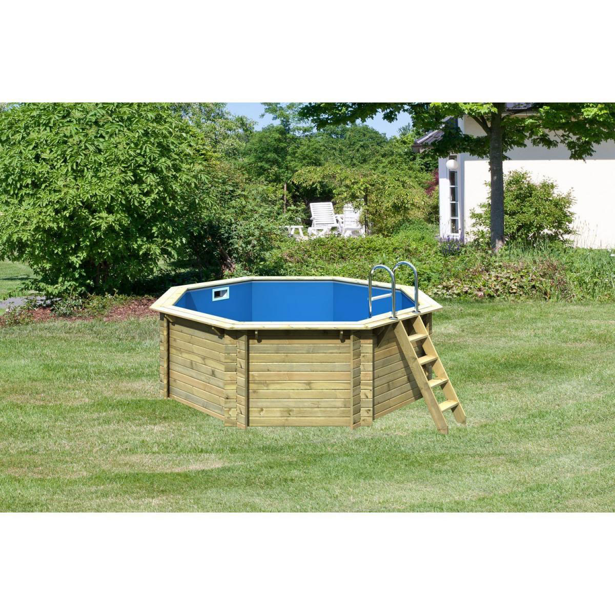 Karibu Pool 1 Variante A inkl Holzdeck