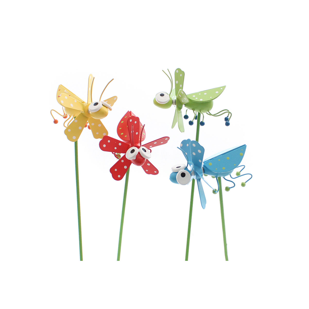 Windrad Grashüpfer 30 x 7,9 x 9 cm 4 Farben