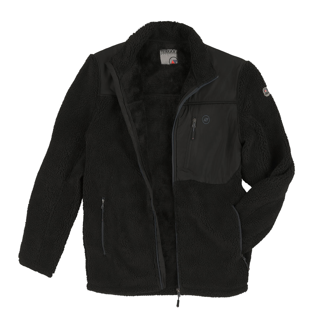 Terrax Workwear  Faserpelzjacke schwarz Größe L